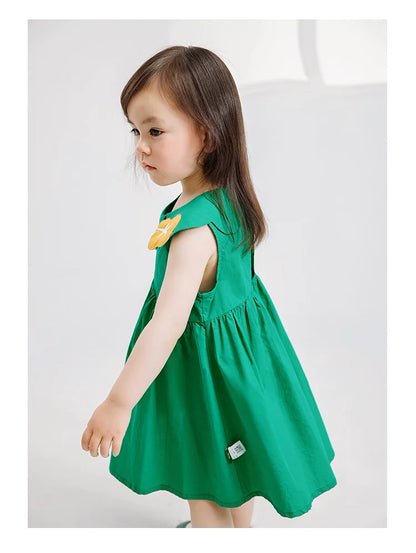 Luftiges Kinder-Sommerkleid mit lila Farbverlauf und Tüllrock – ideal für Hochzeiten und Partys