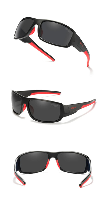 Sonnenbrille Sport polarisiert Cat.3 Druckmuster Rahmen Herren