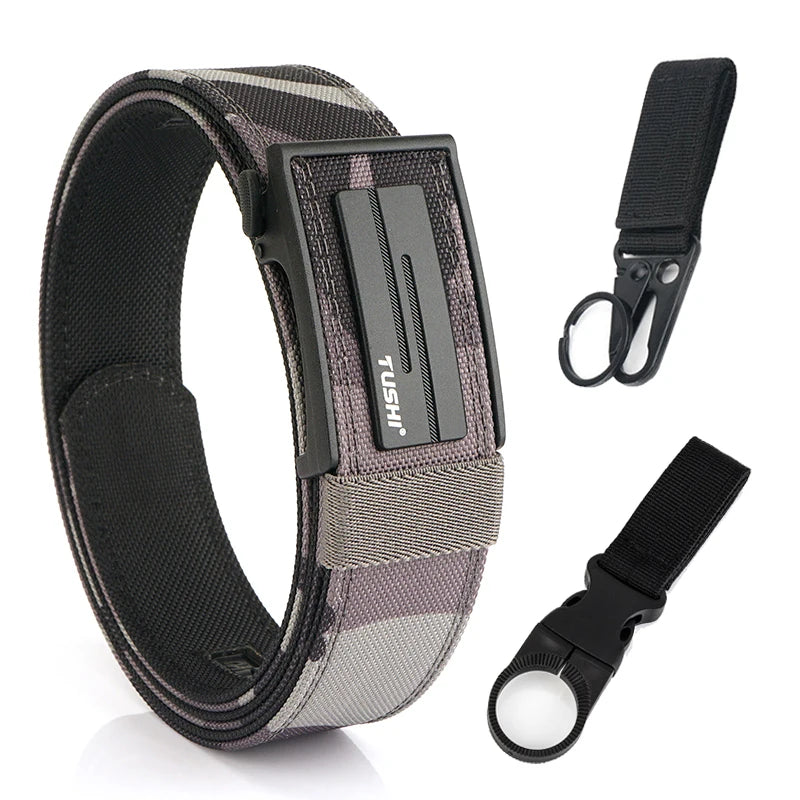 VATLY Dicker Tactical Gürtel Herren Nylon Militär Pistolen-Gürtel Arbeit