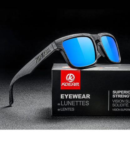 Sonnenbrille Outdoor polarisiert Farbverlauf winddicht Standardgröße Unisex