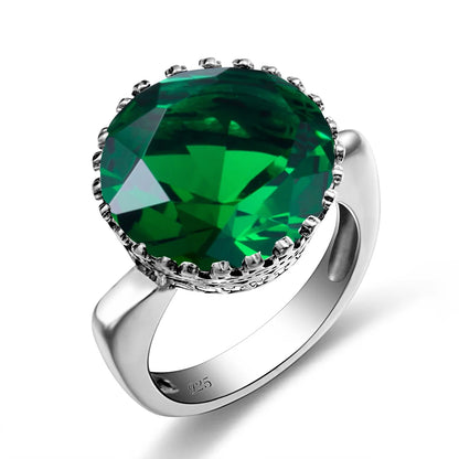 Damen-Ring aus Sterling Silber 925 mit Mystic-Topas Stein in 15x15 mm Größe elegant glänzend und langlebig