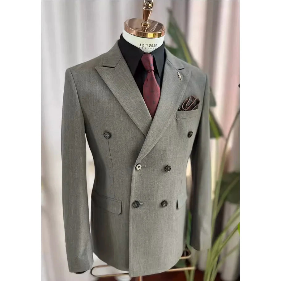 Eleganter Herrenanzug in Weiß – Slim Fit mit Blazer, Weste und Hose für Hochzeit oder Party