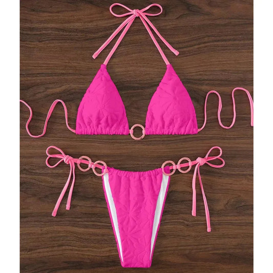 Sexy Bikini-Set mit Push-up-Effekt – Perfekt für Strand und Pool