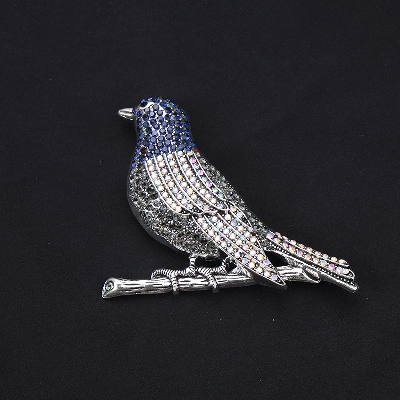 Brosche Tier Fantasy Emaille Strass Fuchs Einhorn Pferd Vogel gemischt