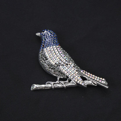 Brosche Tier Fantasy Emaille Strass Fuchs Einhorn Pferd Vogel gemischt
