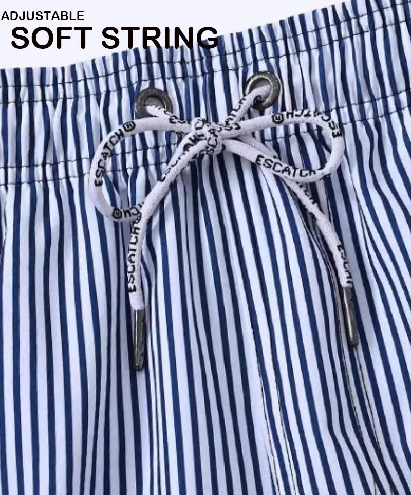 Herren-Badeshorts mit niedrigem Bund und sexy Print – ideal für Gym und Surfen, herausnehmbare Polster, mehrfarbig