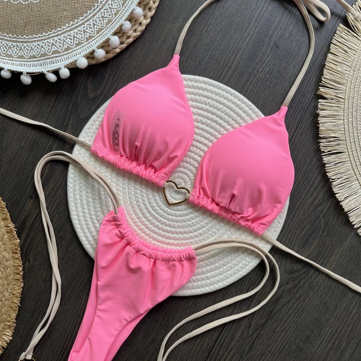 Sexy Push-Up-Bikini-Set für Damen – Brasilianischer Stil für Strand und Pool