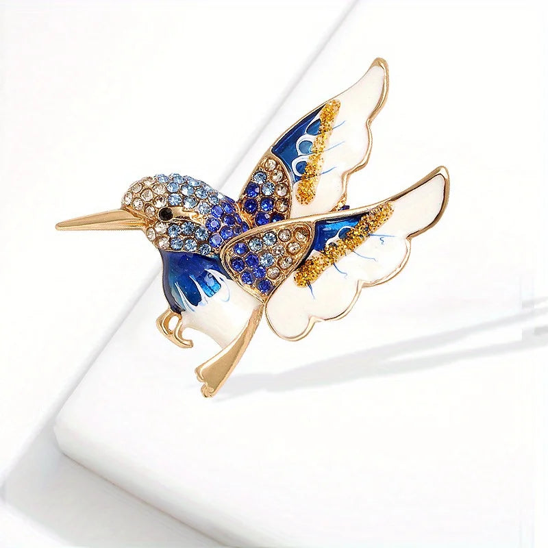Brosche Vogel Kristall Strass Luxus Klassisch Party Mantel Damen