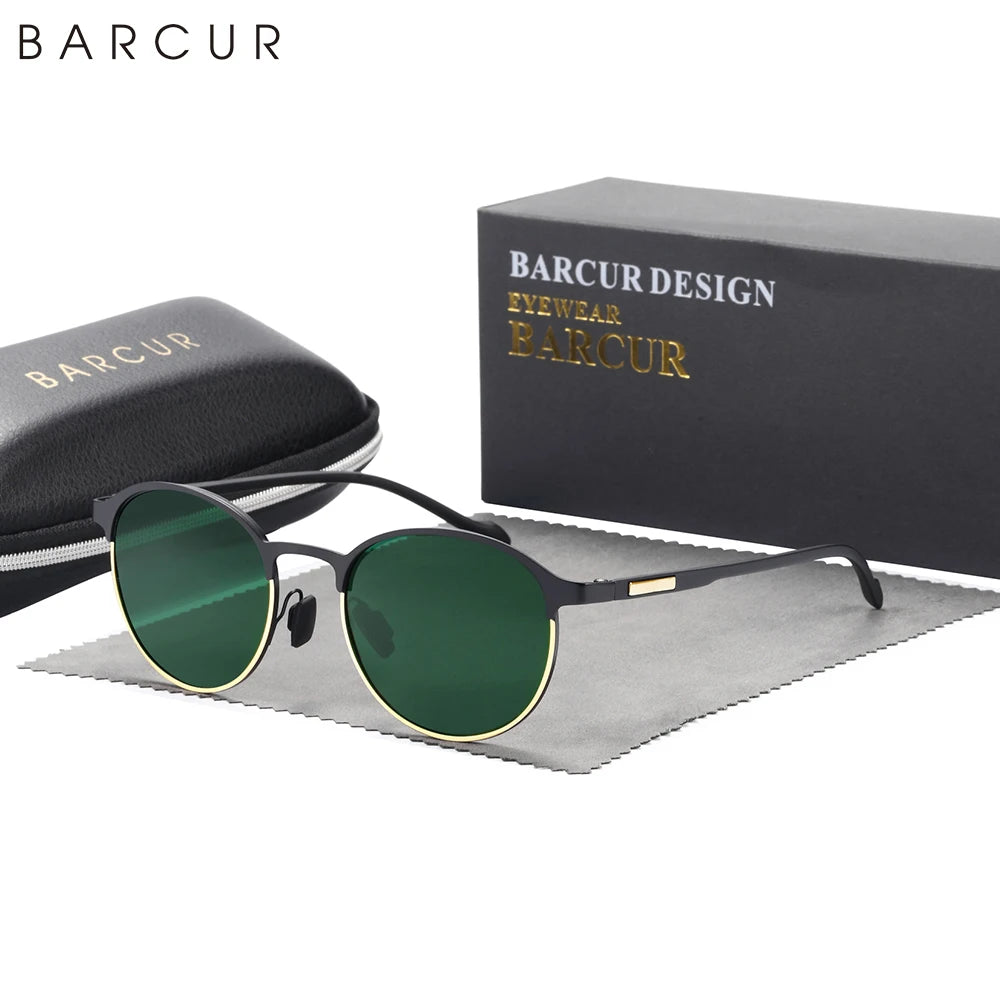 Damen-Sonnenbrille rund TR90 Bügel polarisiert Fahren