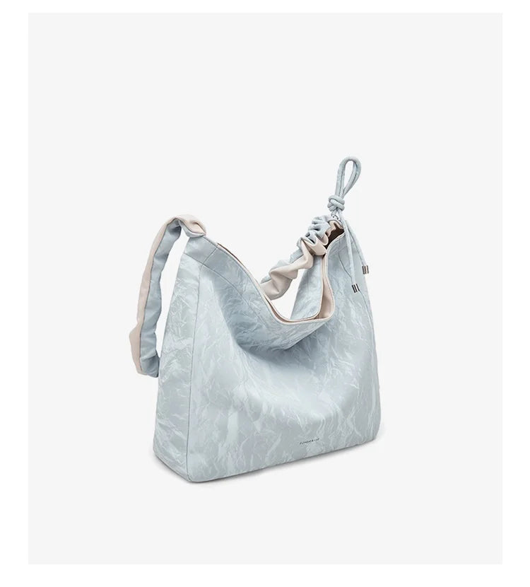Damen Schultertasche aus synthetischem Leder mit großer Kapazität