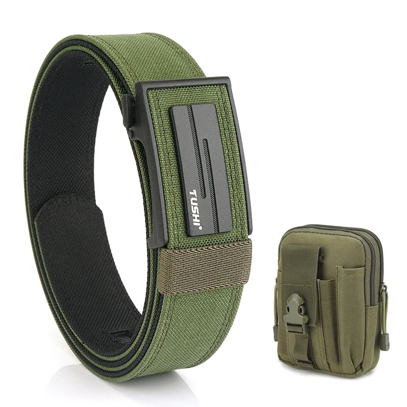VATLY Dicker Tactical Gürtel Herren Nylon Militär Pistolen-Gürtel Arbeit