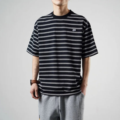 Herren T-Shirt aus Bambus-Mesh und Eisseide mit Rundhalsausschnitt – Kurzarm-Sommeroberteil