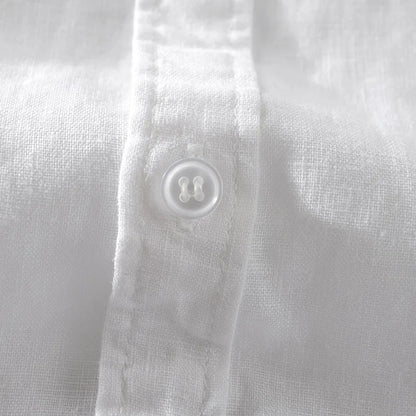 Elegantes Herrenhemd mit langem Ärmel und italienischem Design – knitterfrei und in schlichter Farbe