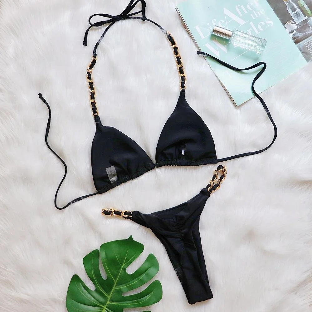 Sexy pinker Bikini-Set für Damen – ideal für Strand und Pool