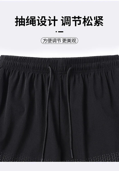 Leichtes Herren-Sommer-Set mit kurzen Ärmeln und Shorts – ideal für Sport und Freizeit