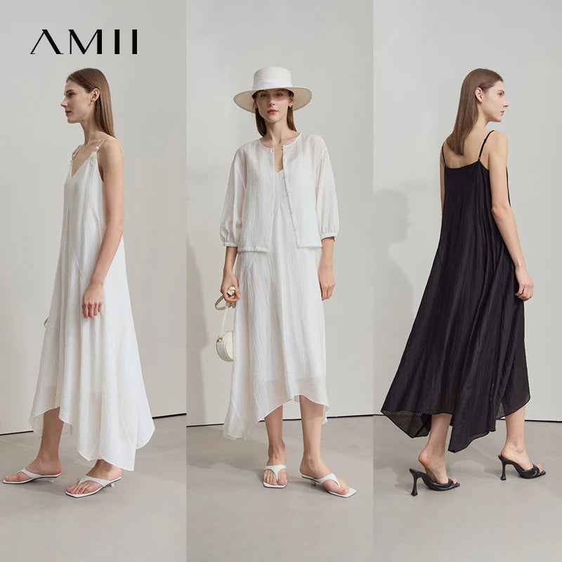 Elegantes Damenkleid Aus Lyocell Mit V-Ausschnitt Für Urlaub