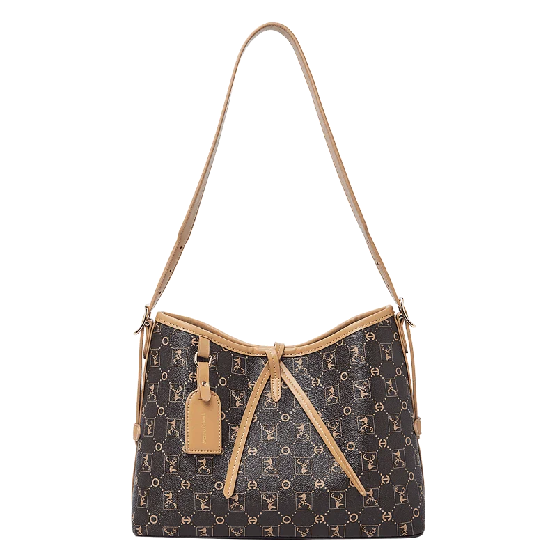 Damen Schultertasche Aus PVC Mit Reißverschluss Mode Signatur Geschenk