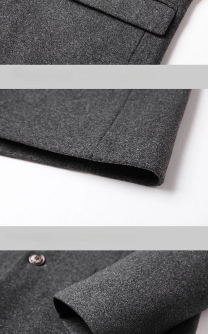 Business-Wollmantel für Herren – Ideal für Büro & Alltag