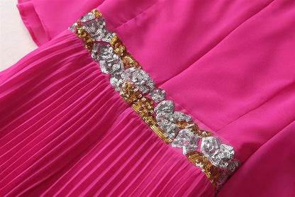 Elegantes Mini-Kleid für Damen mit halbem Stehkragen, langen Ärmeln und 3D-Blumen-Patchwork-Design – figurbetont und stilvoll.