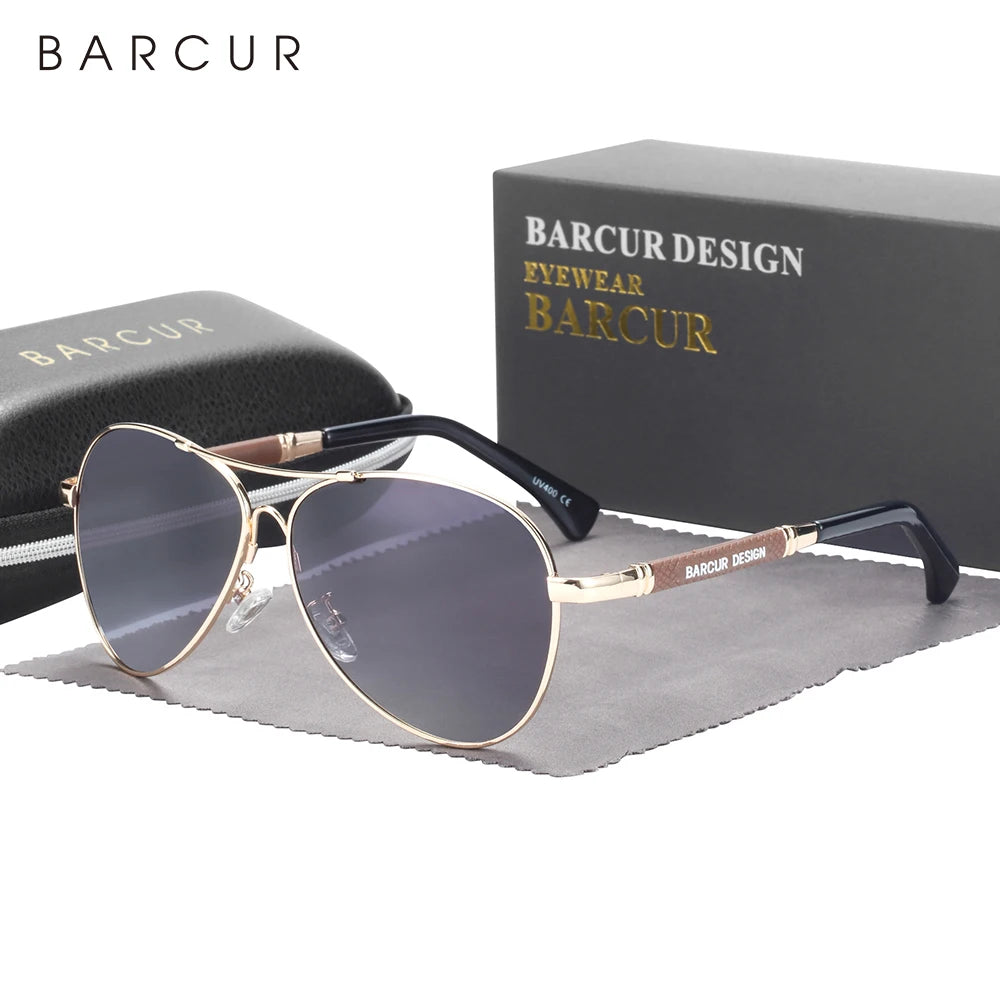 Sonnenbrille oval Edelstahl minimalistisch UV400 polarisiert Luxe Herren