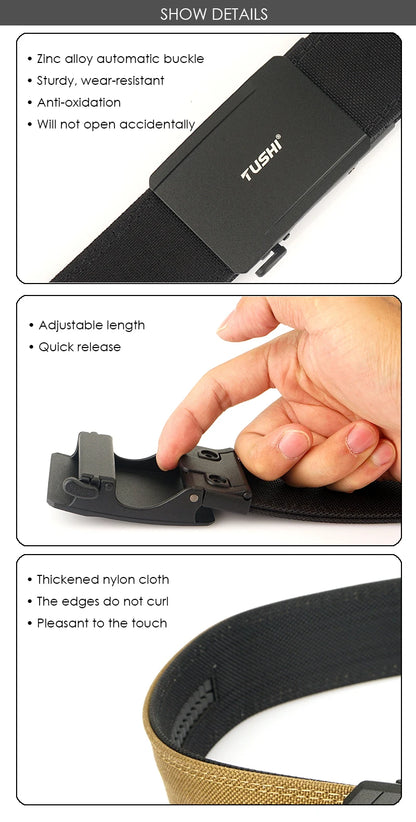 VATLY Military Tactical Gürtel 4,3 cm Nylon IPSC Polizei-Duty-Gürtel