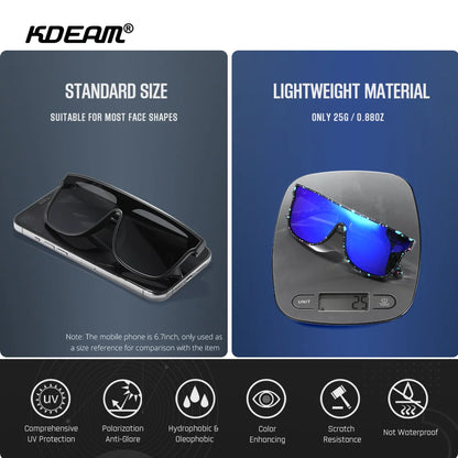 Sonnenbrille Einteiler polarisiert Sport Baseball Angeln Fahren Komplettzubehör