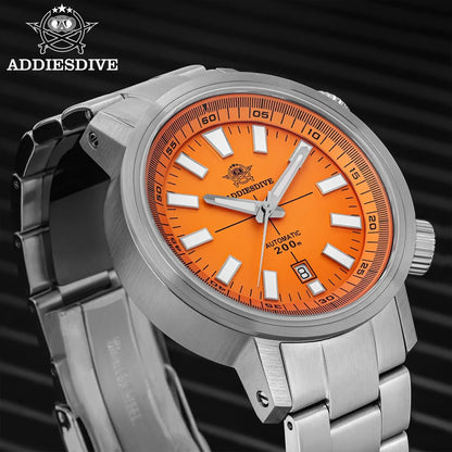 ADDIESDIVE Watch For Men Sapphire Crystal BGW9 Super Luminous AD2093 Japanese 8215 200M Waterproof Automatic Mechanical Watches