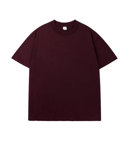 Unisex Zerrissenes T-Shirt im Vintage-Look für Hip Hop Streetwear