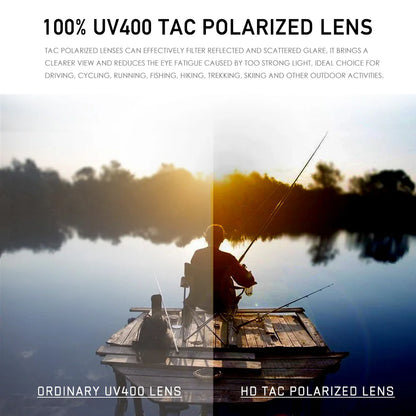 Sonnenbrille Angeln schwarz photochrom Nachtsicht Totenkopf-Etui Herren