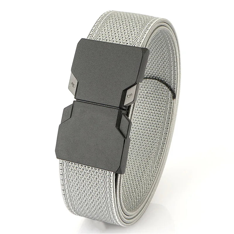 Herren-Gürtel aus elastischem Nylon mit Schnellverschluss Outdoor-Einsatz und Alltag 34 mm Breite