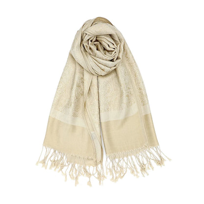 Damen Jacquard Schal ethnisch Kaschmir dick weich Halstuch Bandana Outdoor