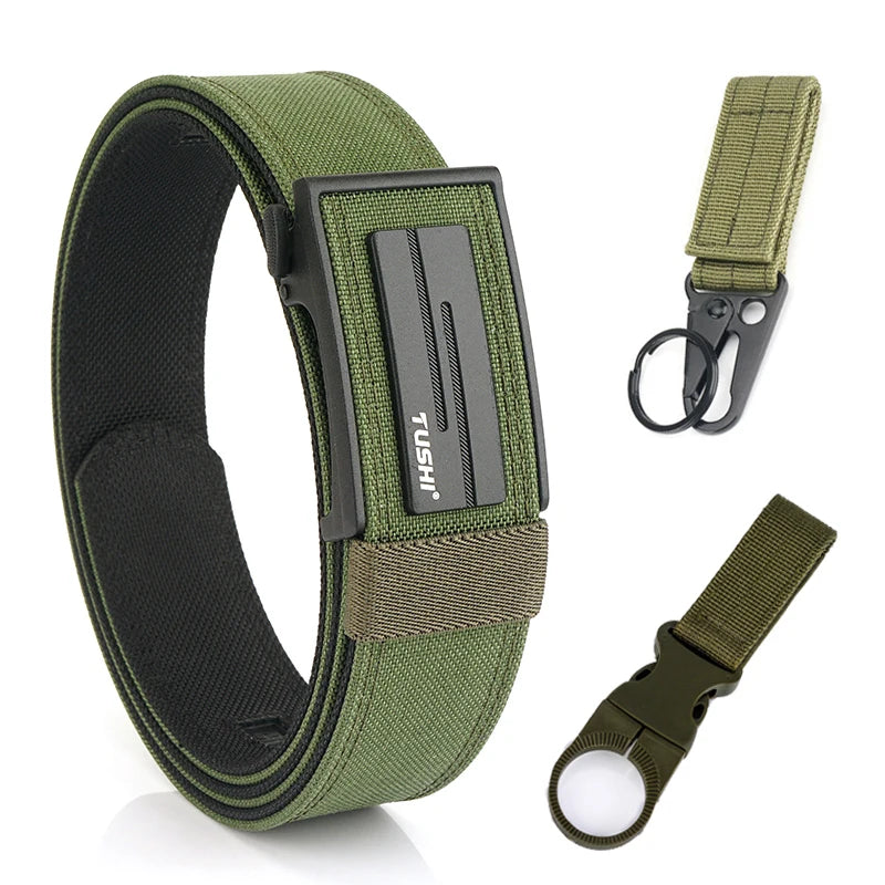 VATLY Dicker Tactical Gürtel Herren Nylon Militär Pistolen-Gürtel Arbeit