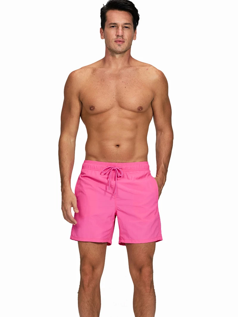 Herren-Badeshorts mit Mesh-Innenfutter und Reißverschlusstaschen – schnelltrocknend und ideal für den Strand