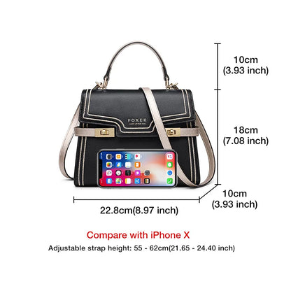 Damen Handtasche mit Crossbody Flap