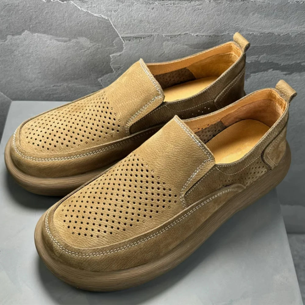 Elegante Herren-Loafer mit dicker Sohle – stilvoll & komfortabel