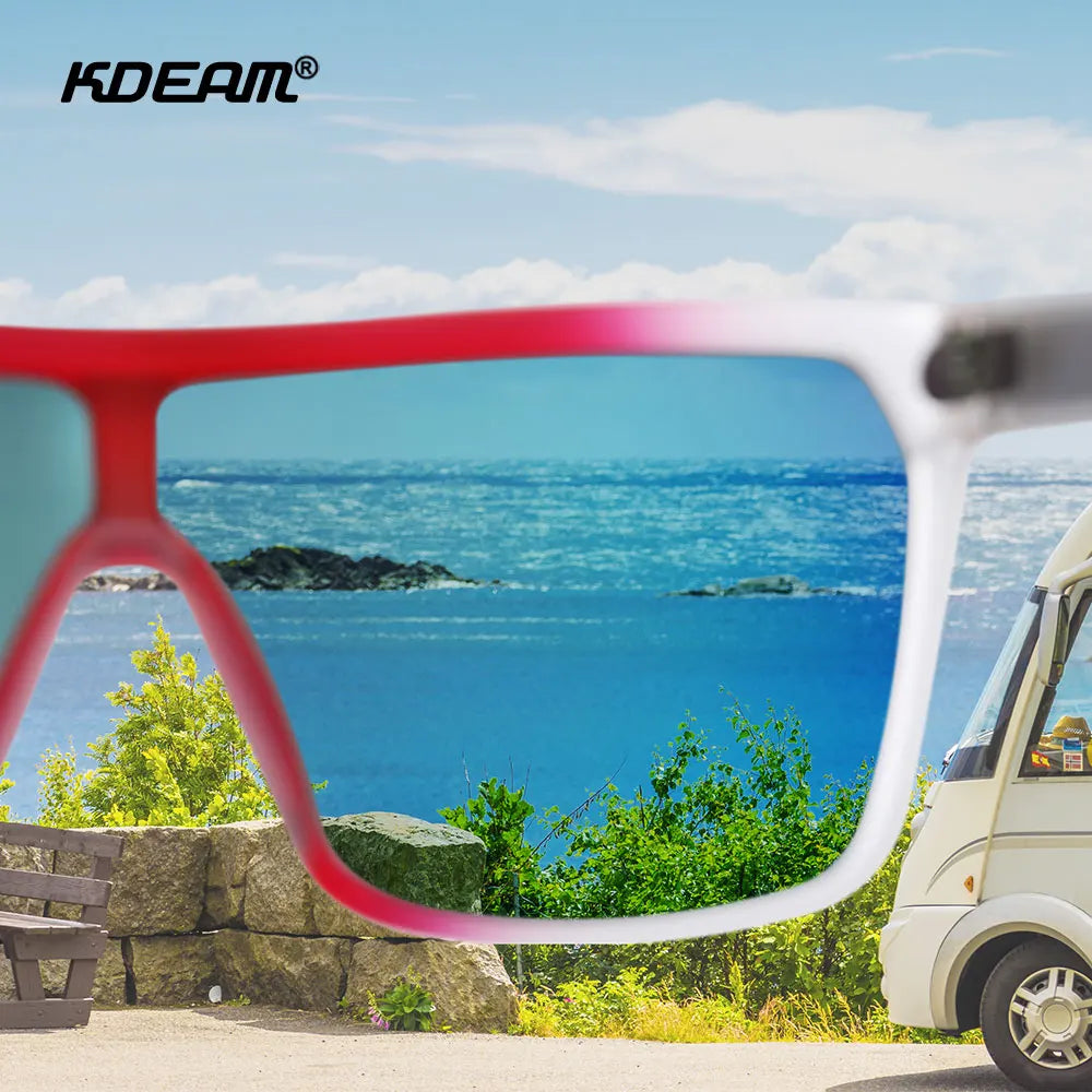 Sonnenbrille einteilig polarisiert UV400 5-Scharnier Herren