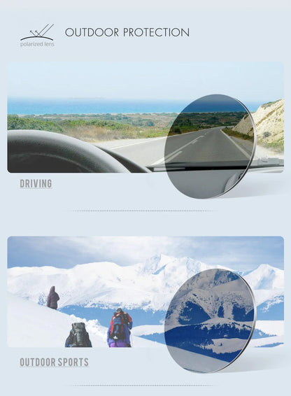 Sonnenbrille photochrom polarisiert UV400 Tag und Nacht Fahren Unisex