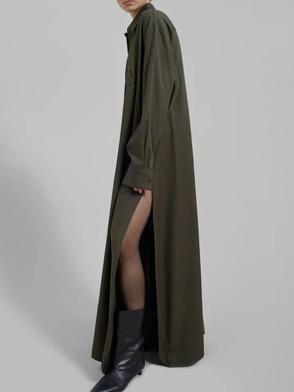 Eleganter Damen-Tunikablazer mit Reverskragen und langen Ärmeln im Patchwork-Design – ideal für die Straße