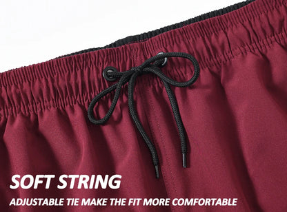 Kurze Herren-Badehose mit atmungsaktivem, verstellbarem Bund – ideal für den Strand