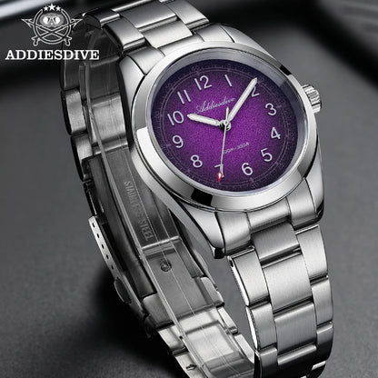 Herren-Quarzuhr 36 mm mit Saphirglas und BGW9-Leuchtmasse