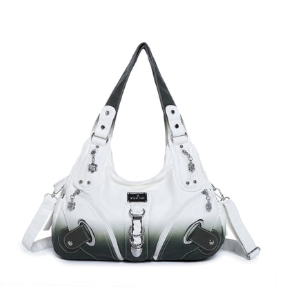 Damen-Handtasche Tie-Dye Muster und weiches Obermaterial Alltagsbegleiter für Alltag und Freizeit