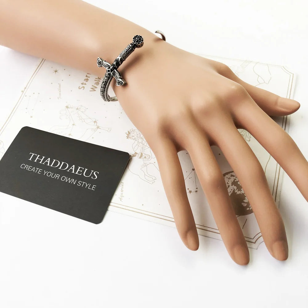 Damen-Armreif Schwert Vintage Modeschmuck