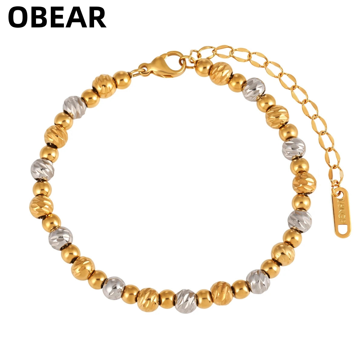 Damen-Armband Perlen zweifarbig