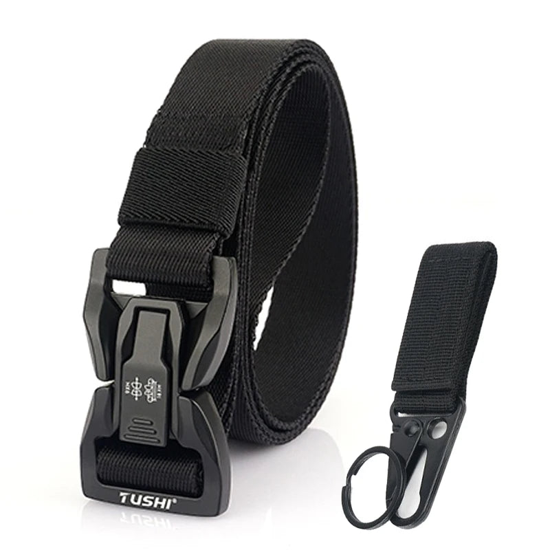 VATLY Techwear Nylon-Gürtel 2,5 cm Schnellverschluss Unisex Taktisch