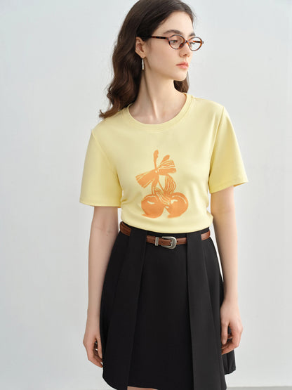 Langarm-Bluse aus 100% Baumwolle in Rosa mit Polo-Kragen und Fake-Layer-Design – ideal für den Frühling