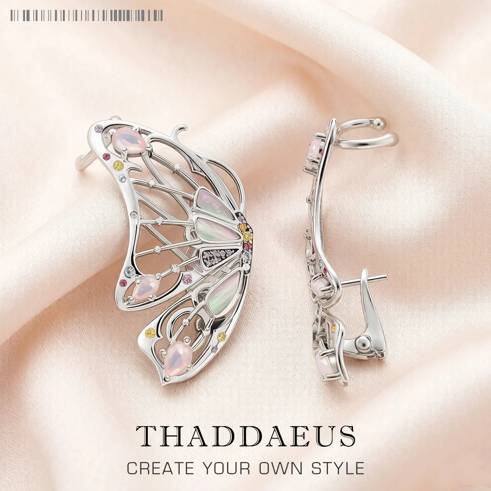 Damen-Ohrmanschette Schmetterling Böhmen Qualität II aus Sterlingsilber