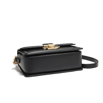 Damen Top-handle Tasche aus Split Leder mit Diamant-Gitter