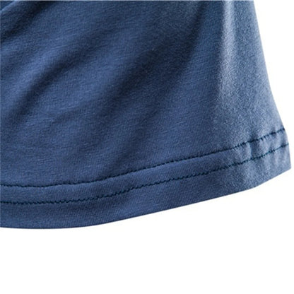 Herren T-Shirt aus hochwertiger Baumwolle mit klassischem V-Ausschnitt