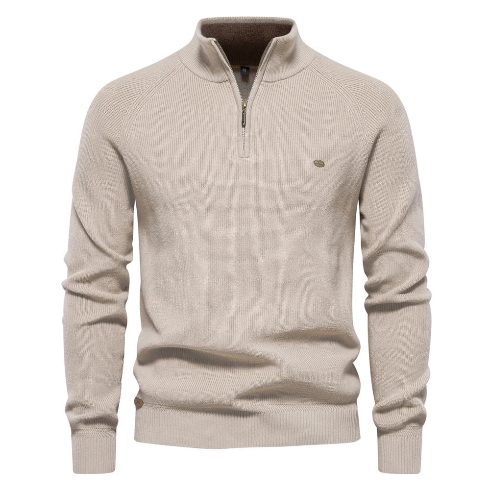 Herren Pullover im lässigen Stil mit Rollkragen für Herbst und Winter