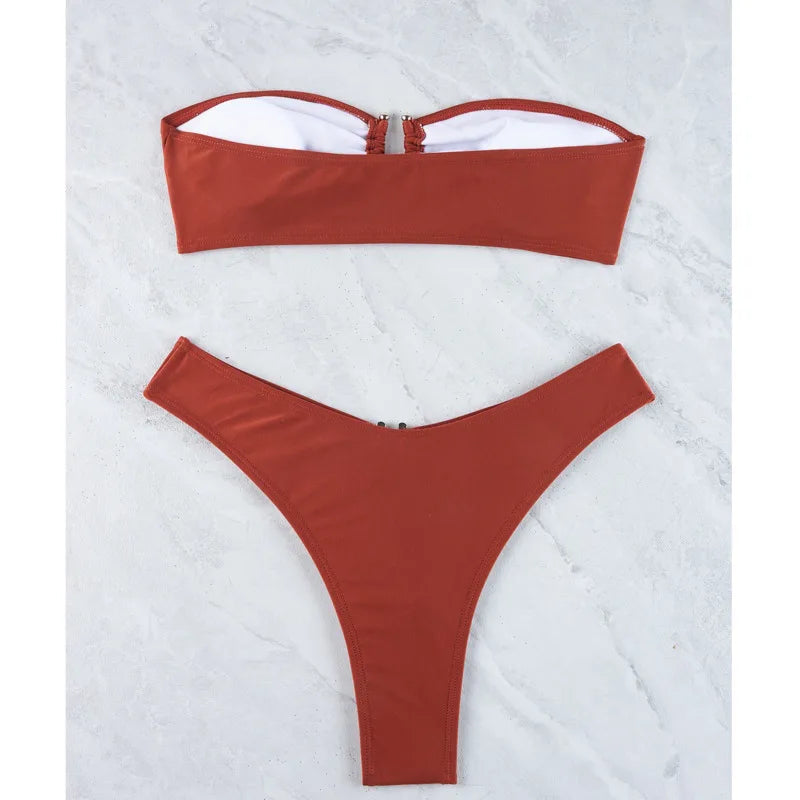 Sexy Bikini-Set für Damen mit brasilianischem Schnitt – ideal für Strand und Pool